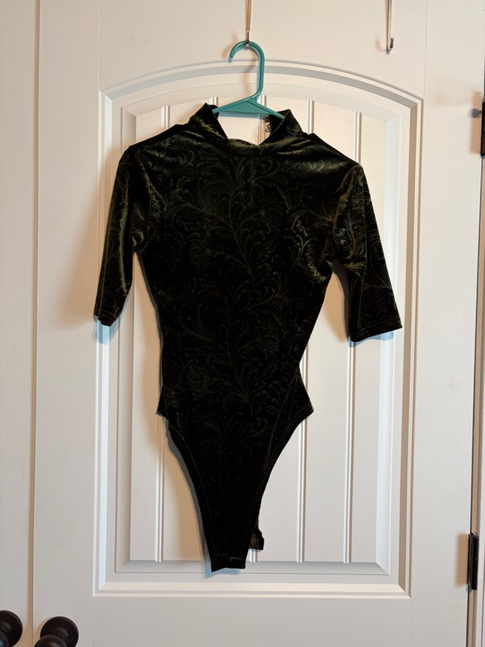 Black Velvet Kids One-Piece Bodysuit with Hood